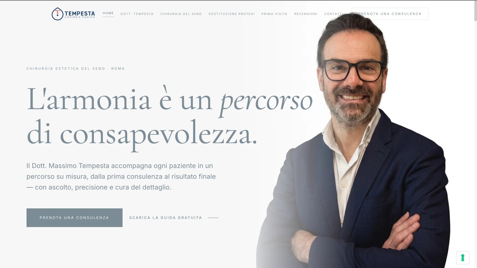 Homepage del Dott. Massimo Tempesta