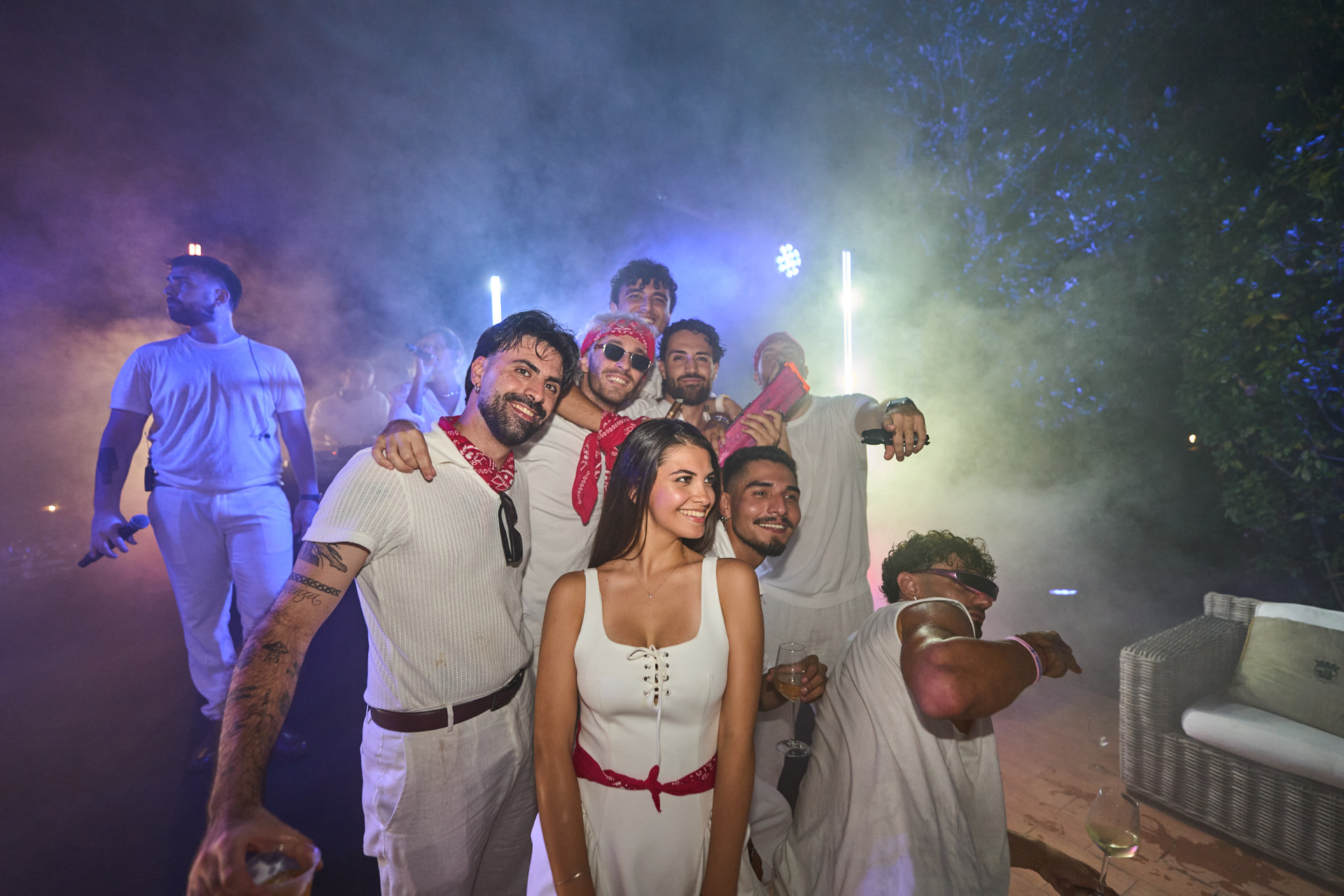 Team Resilience in posa durante la serata