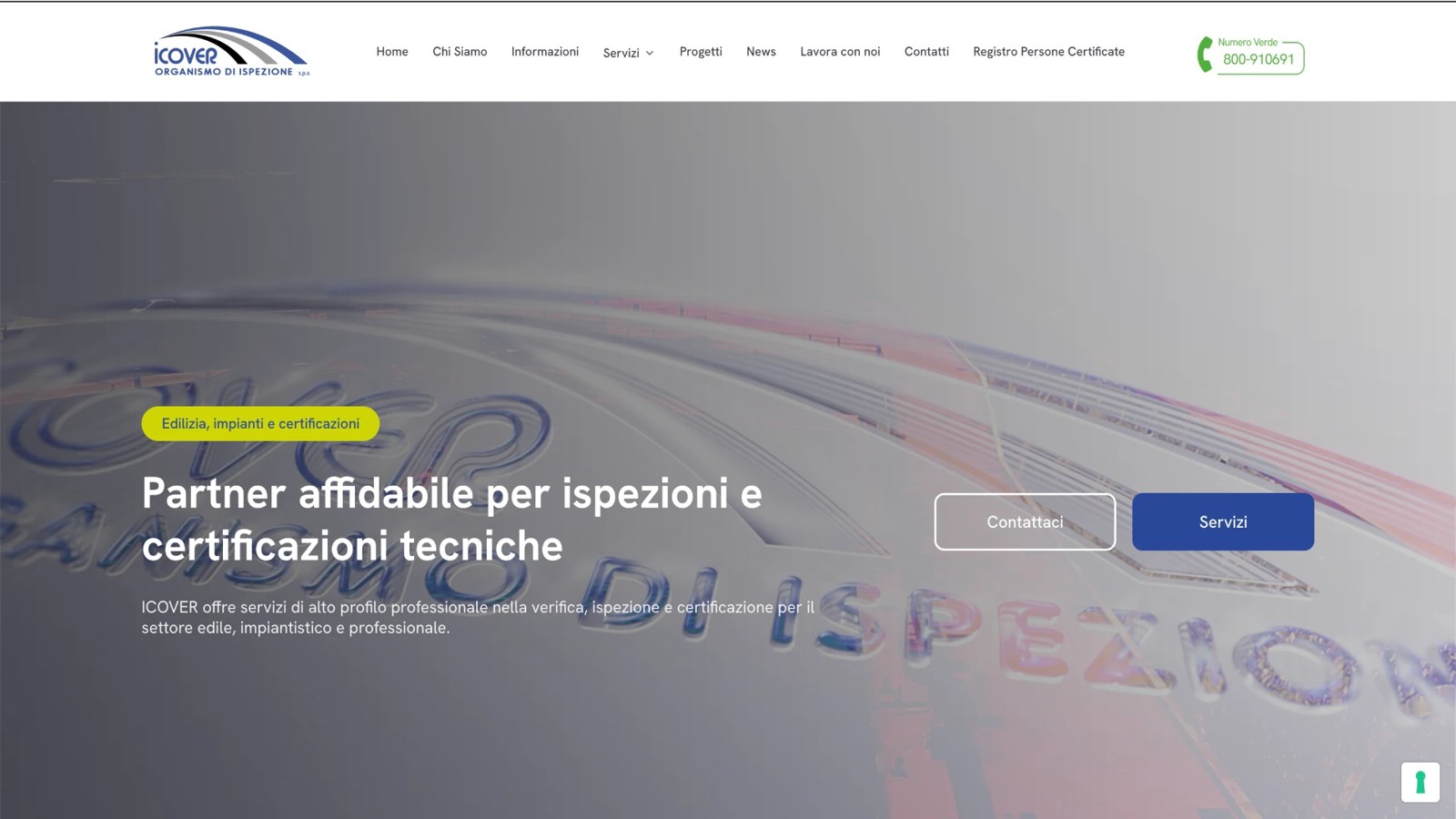 Homepage iCover SPA
