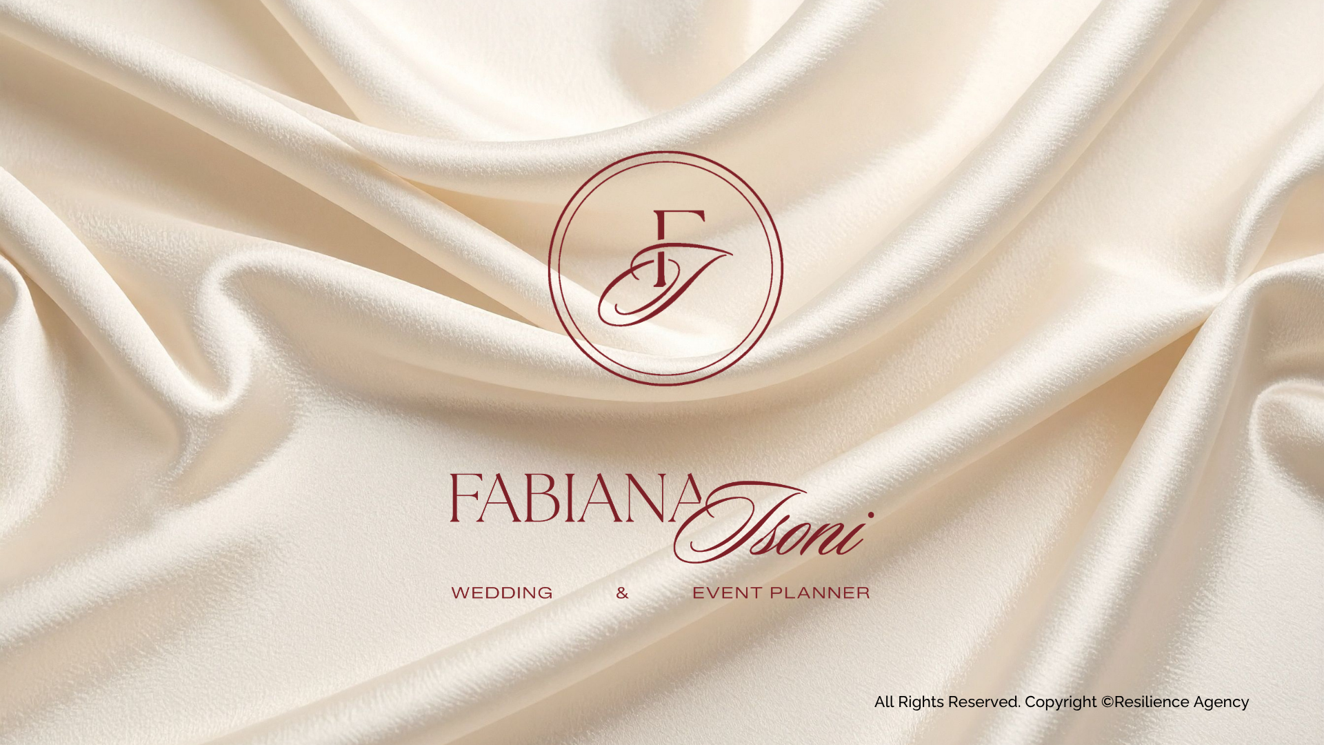 Brand identity Fabiana Isoni Wedding & Event Planner